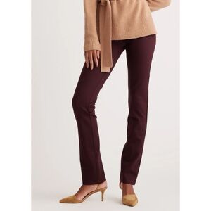 Quince Ultra Stretch Ponte Straight Leg Pant Pants Career Sz S